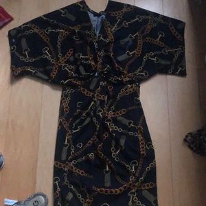 Chain design dress